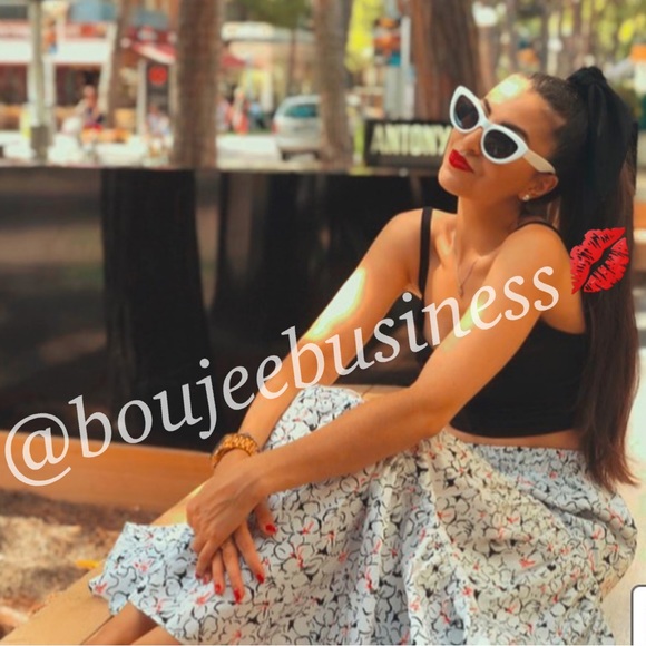 ZARA Floral Print Skirt - Picture 4 of 8